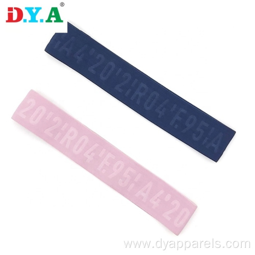 custom brands embossed moisture wicking unisex headbands